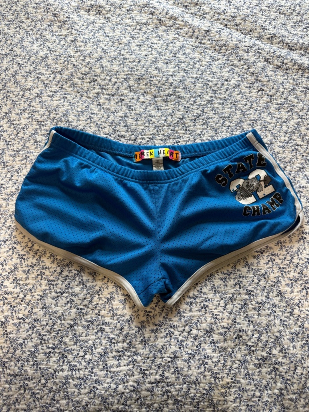 Vintage Low-Rise Mini Athletic Shorts